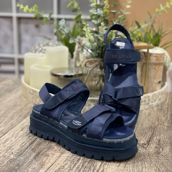 skechers sandals platform